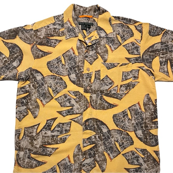 ROYAL ROBBINS CAMP COLLAR LINEN SHIRT - Picture 2 of 3